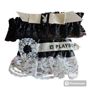 2 Vintage Playboy Lace Garters